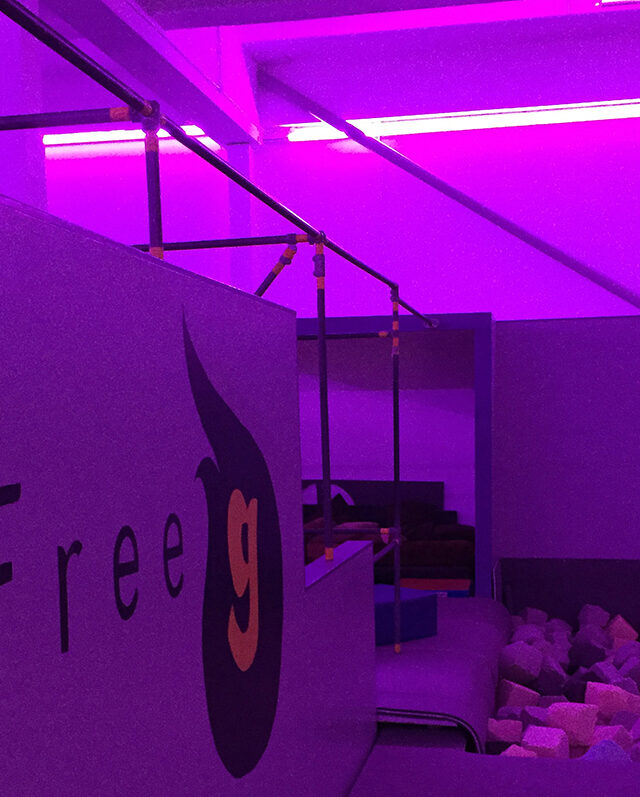 multicoloured strip lighting bexhill